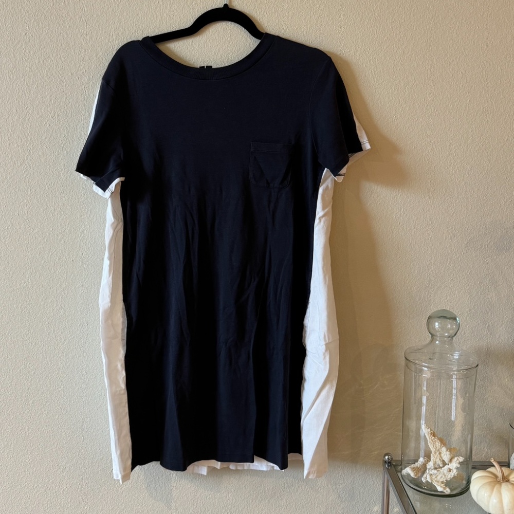 Theory Two Tone Shirt Dress